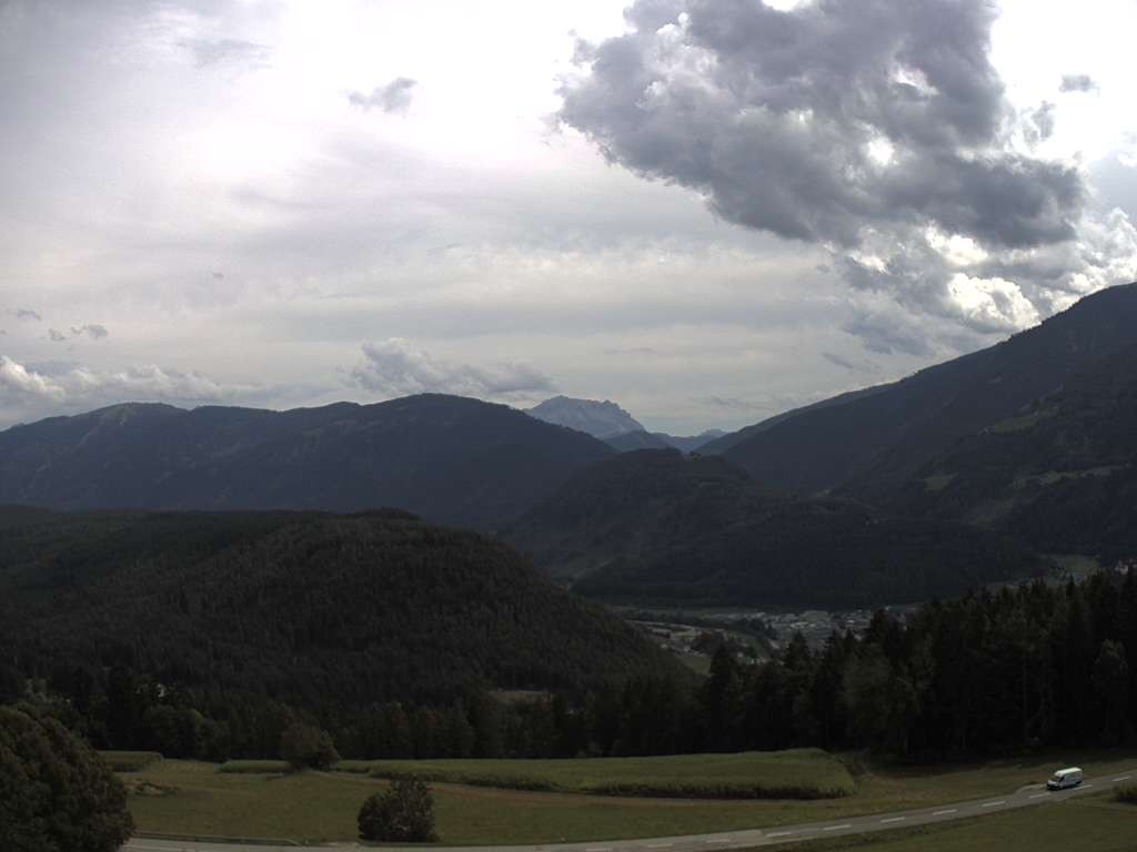Archived image Webcam Outlook from Hofern towards Chienes, South Tyrol
