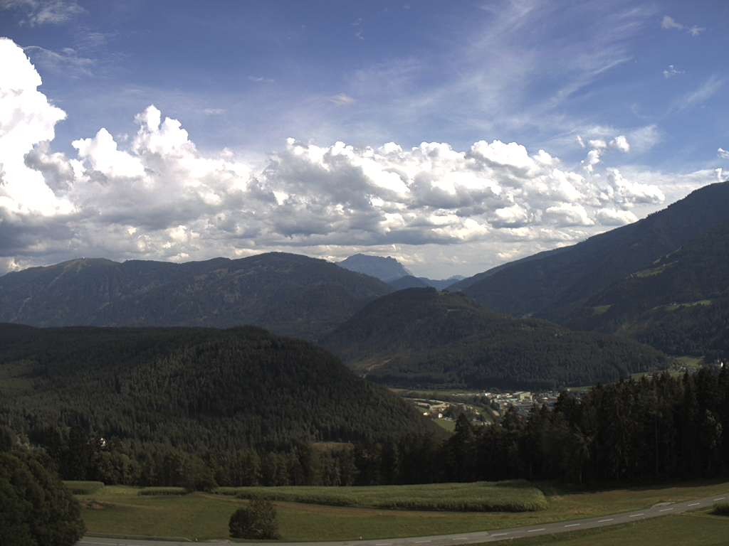 Archived image Webcam Outlook from Hofern towards Chienes, South Tyrol