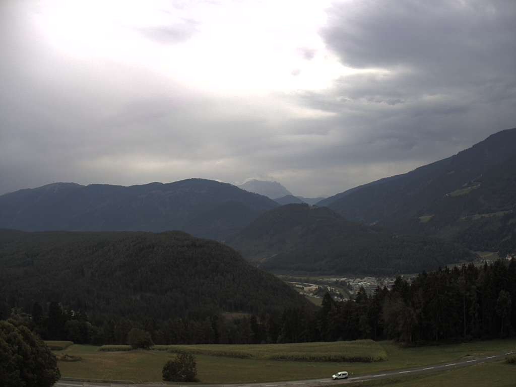 Archiv Foto Webcam Sicht vom Dorf Hofern auf Kiens im Pustertal