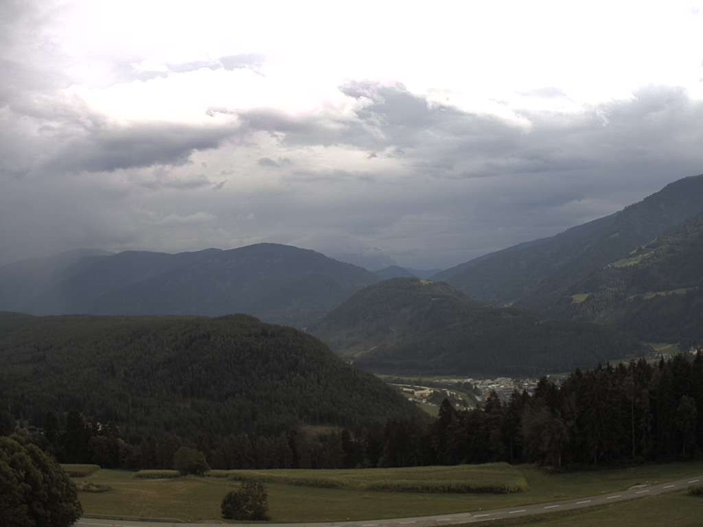 Archiv Foto Webcam Sicht vom Dorf Hofern auf Kiens im Pustertal