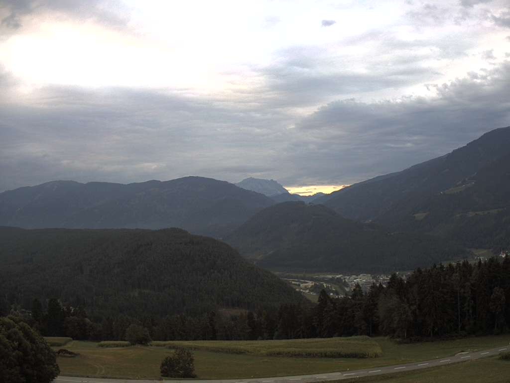 Archiv Foto Webcam Sicht vom Dorf Hofern auf Kiens im Pustertal