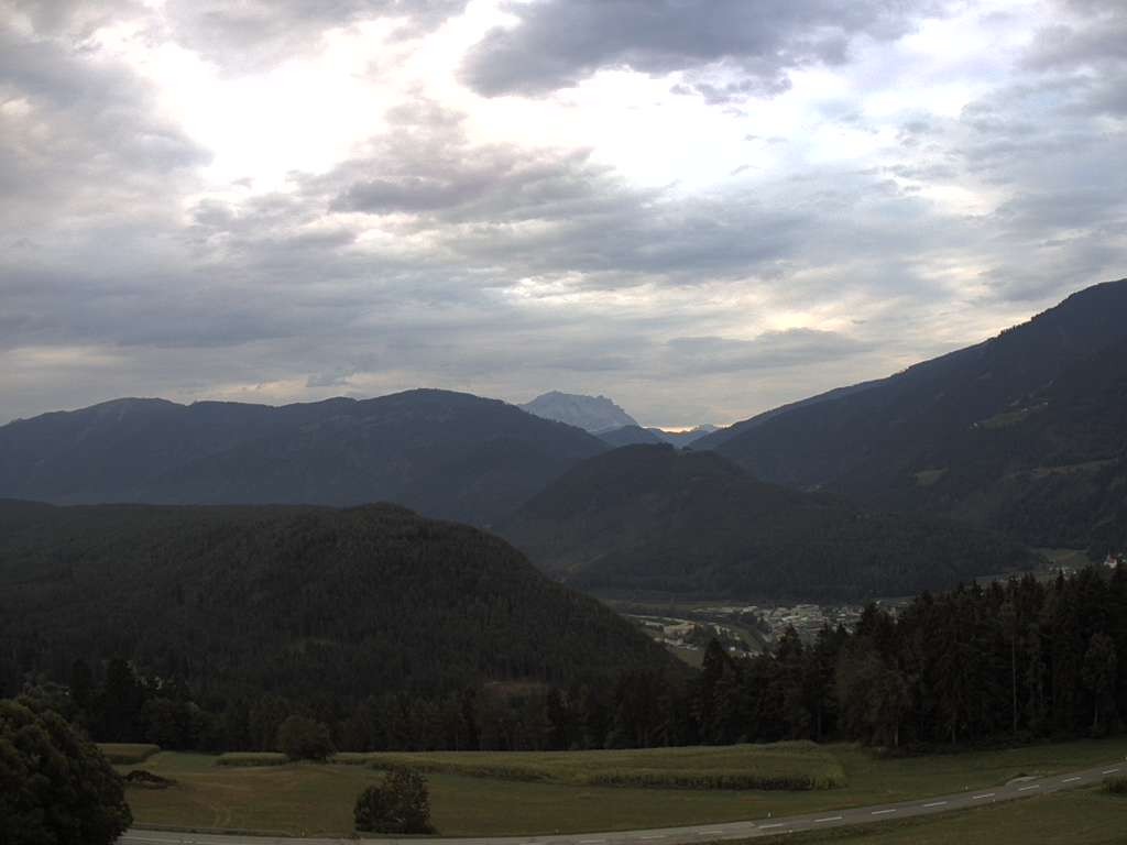Archiv Foto Webcam Sicht vom Dorf Hofern auf Kiens im Pustertal