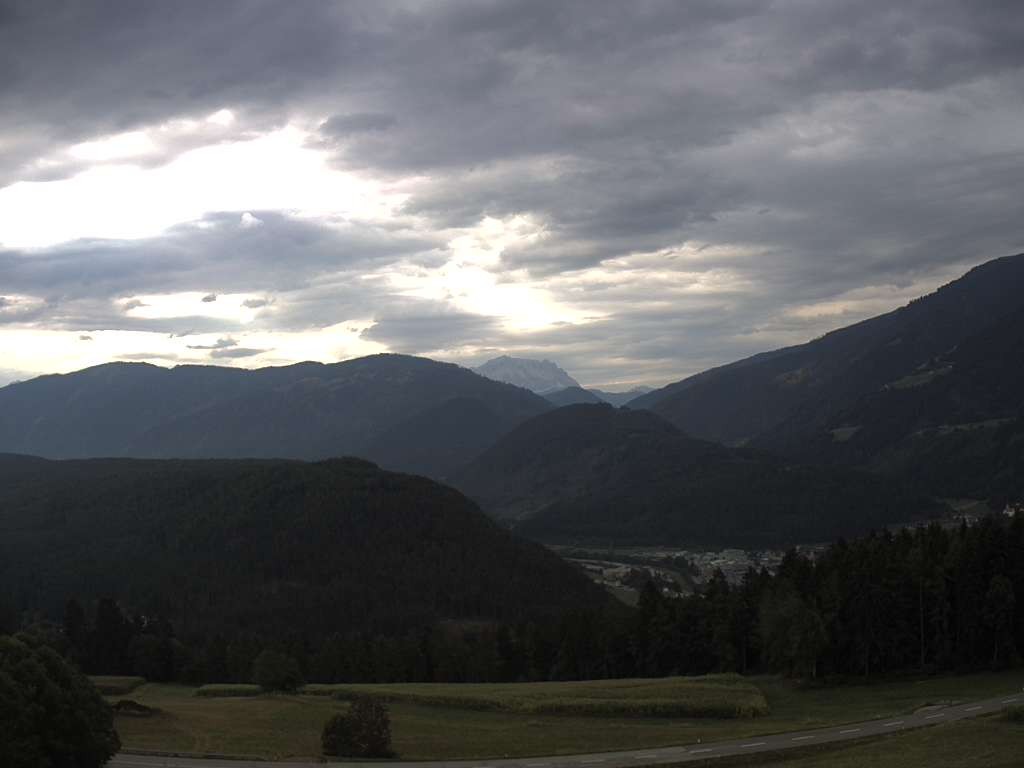 Archiv Foto Webcam Sicht vom Dorf Hofern auf Kiens im Pustertal