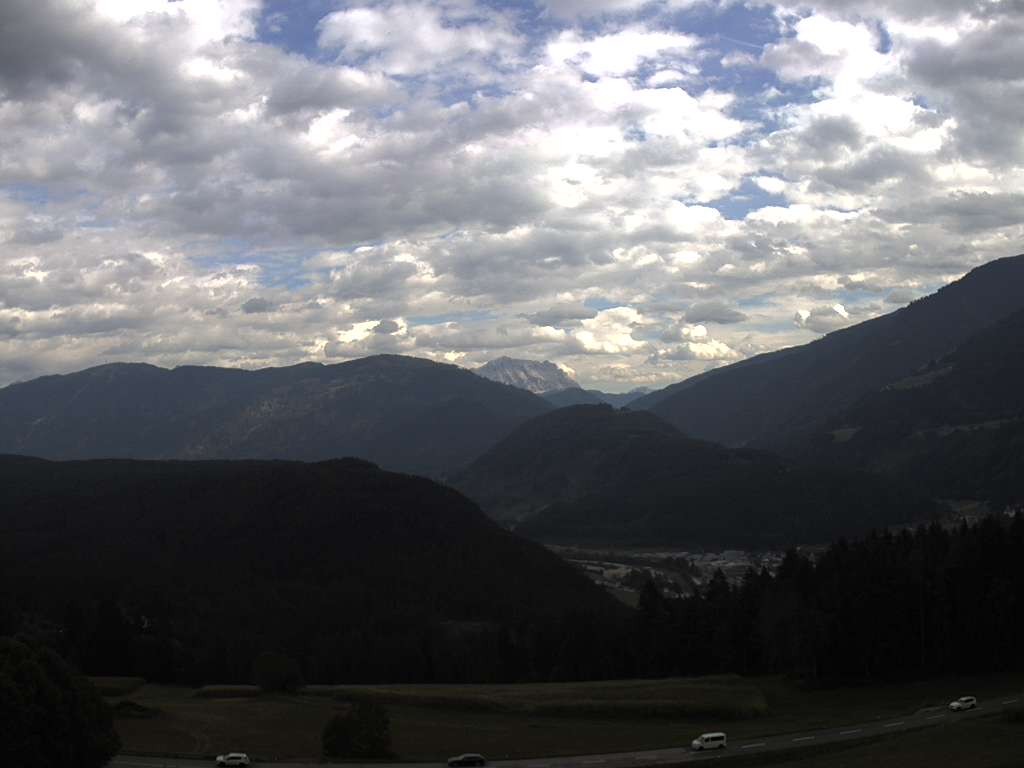 Archiv Foto Webcam Sicht vom Dorf Hofern auf Kiens im Pustertal