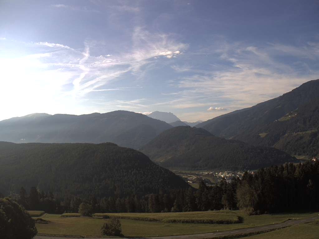 Archiv Foto Webcam Sicht vom Dorf Hofern auf Kiens im Pustertal