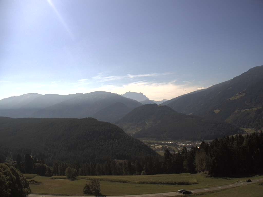 Archiv Foto Webcam Sicht vom Dorf Hofern auf Kiens im Pustertal