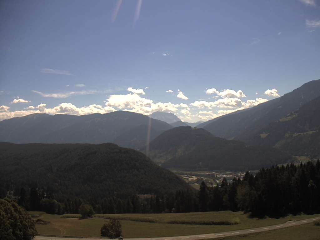 Archiv Foto Webcam Sicht vom Dorf Hofern auf Kiens im Pustertal