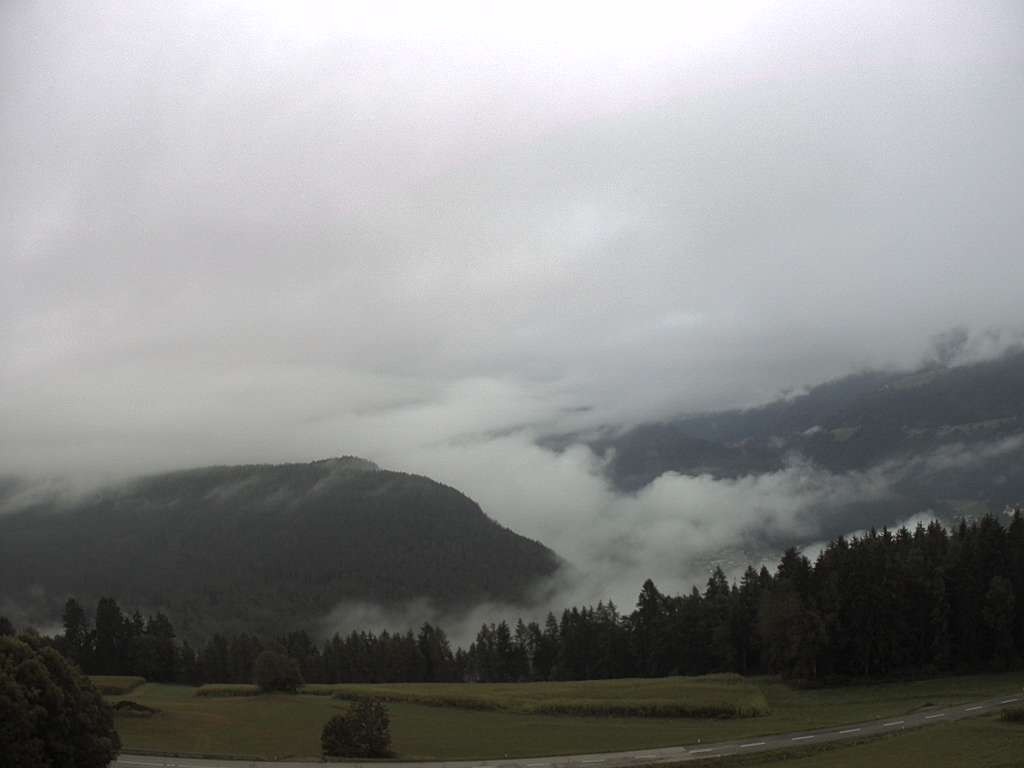 Archiv Foto Webcam Sicht vom Dorf Hofern auf Kiens im Pustertal