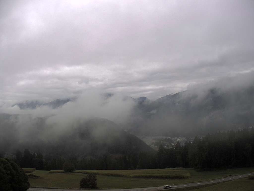 Archiv Foto Webcam Sicht vom Dorf Hofern auf Kiens im Pustertal