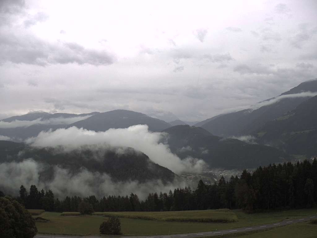 Archiv Foto Webcam Sicht vom Dorf Hofern auf Kiens im Pustertal