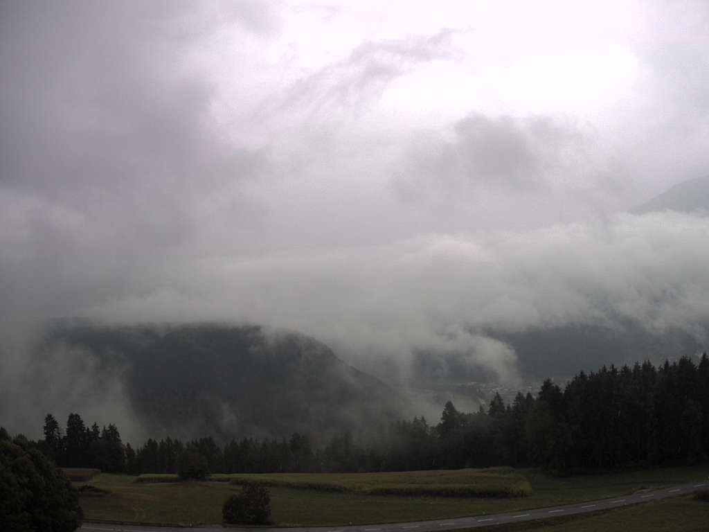 Archiv Foto Webcam Sicht vom Dorf Hofern auf Kiens im Pustertal