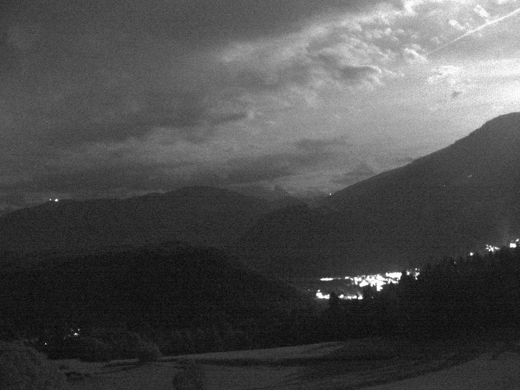 Archiv Foto Webcam Sicht vom Dorf Hofern auf Kiens im Pustertal