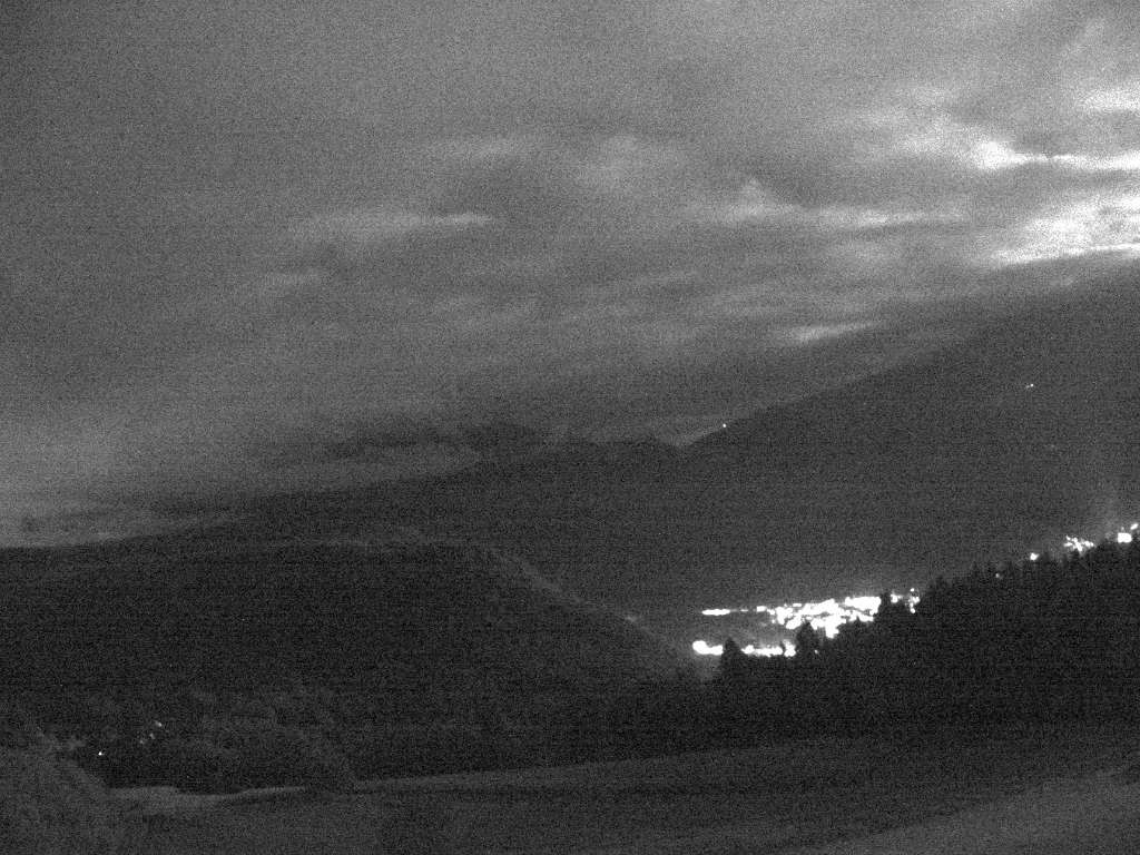Archived image Webcam Outlook from Hofern towards Chienes, South Tyrol