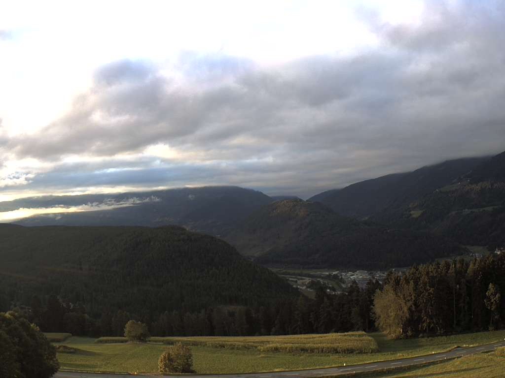 Archived image Webcam Outlook from Hofern towards Chienes, South Tyrol