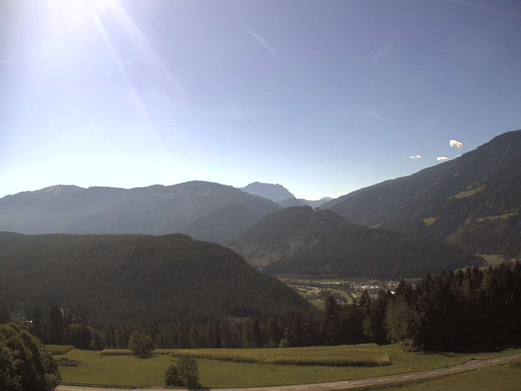 Archived image Webcam Outlook from Hofern towards Chienes, South Tyrol