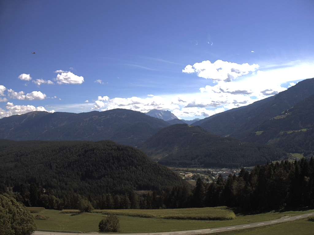 Archived image Webcam Outlook from Hofern towards Chienes, South Tyrol