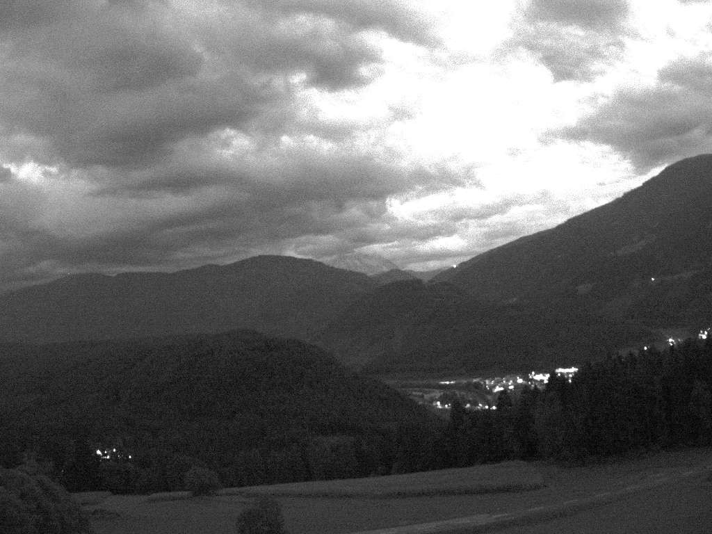 Archived image Webcam Outlook from Hofern towards Chienes, South Tyrol