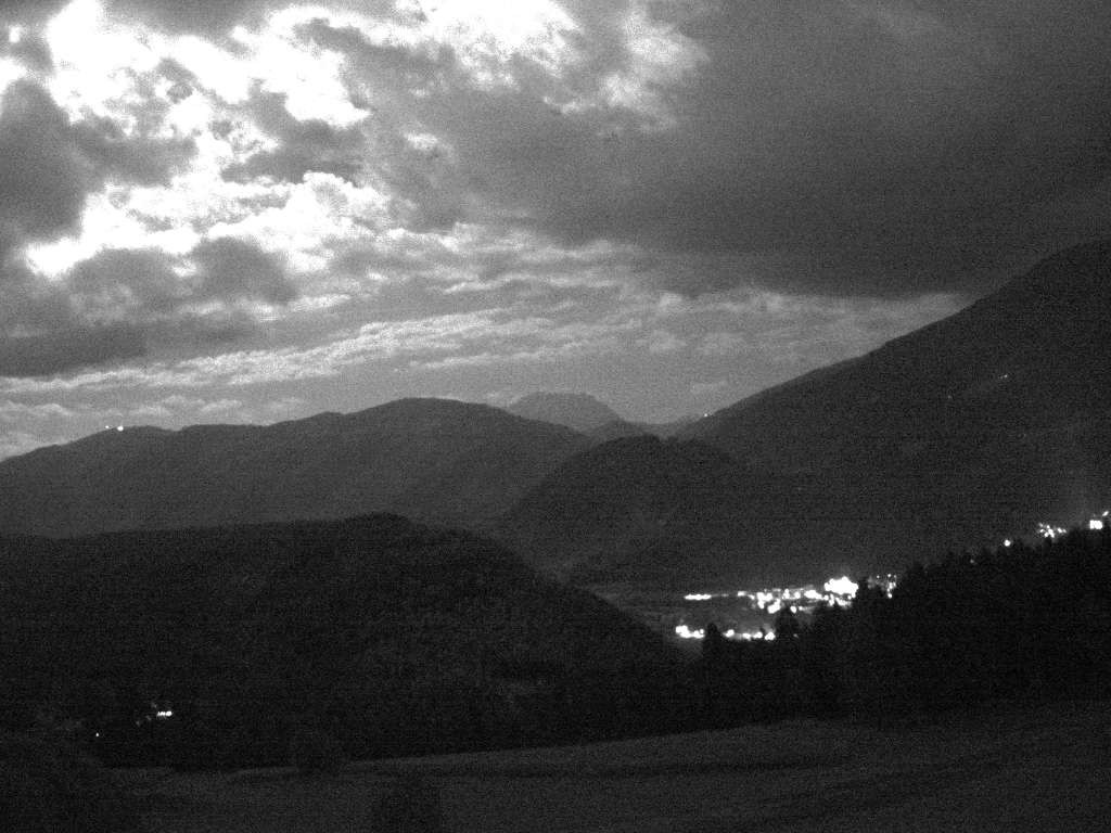 Archived image Webcam Outlook from Hofern towards Chienes, South Tyrol
