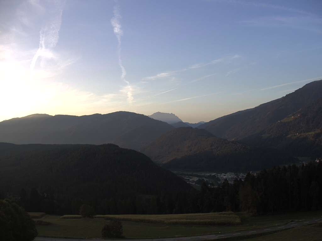 Archived image Webcam Outlook from Hofern towards Chienes, South Tyrol