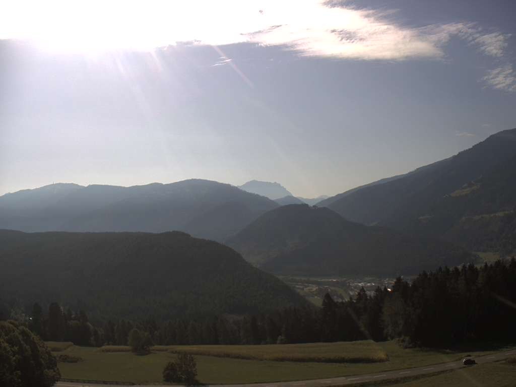 Archived image Webcam Outlook from Hofern towards Chienes, South Tyrol