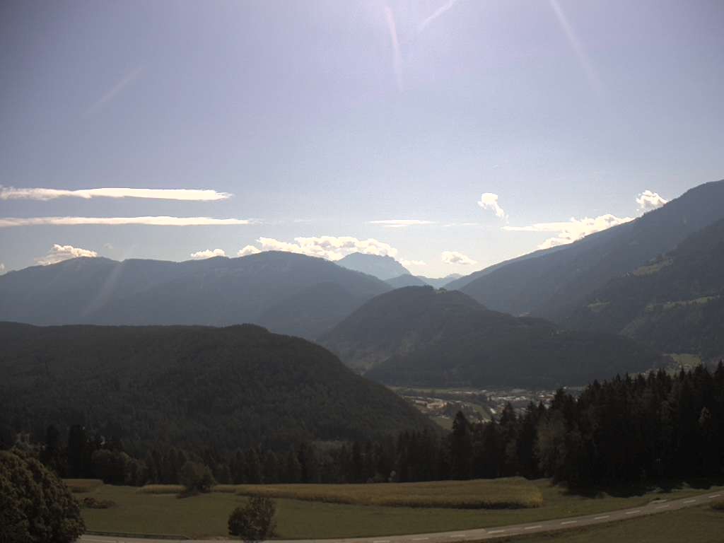Archived image Webcam Outlook from Hofern towards Chienes, South Tyrol