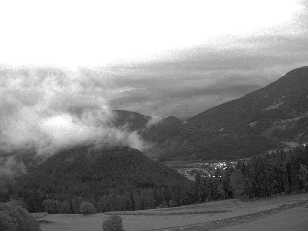 Archived image Webcam Outlook from Hofern towards Chienes, South Tyrol