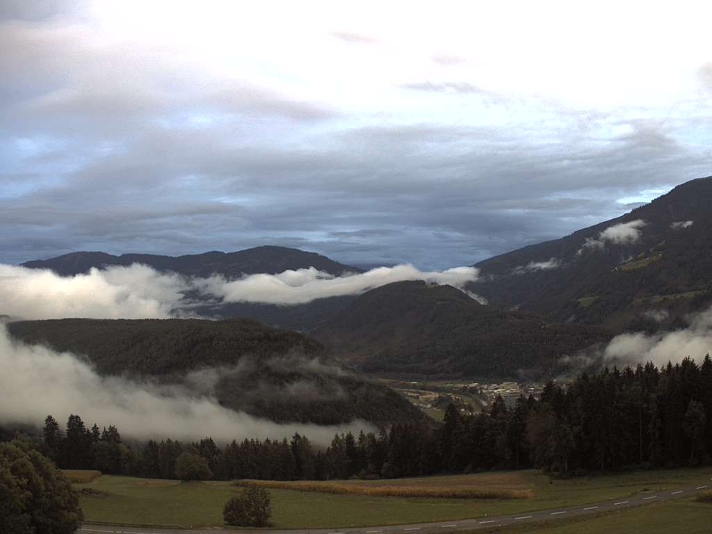 Archived image Webcam Outlook from Hofern towards Chienes, South Tyrol