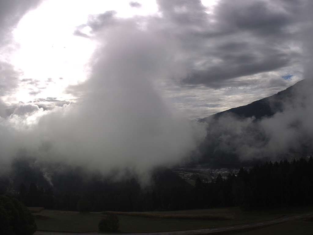 Archived image Webcam Outlook from Hofern towards Chienes, South Tyrol