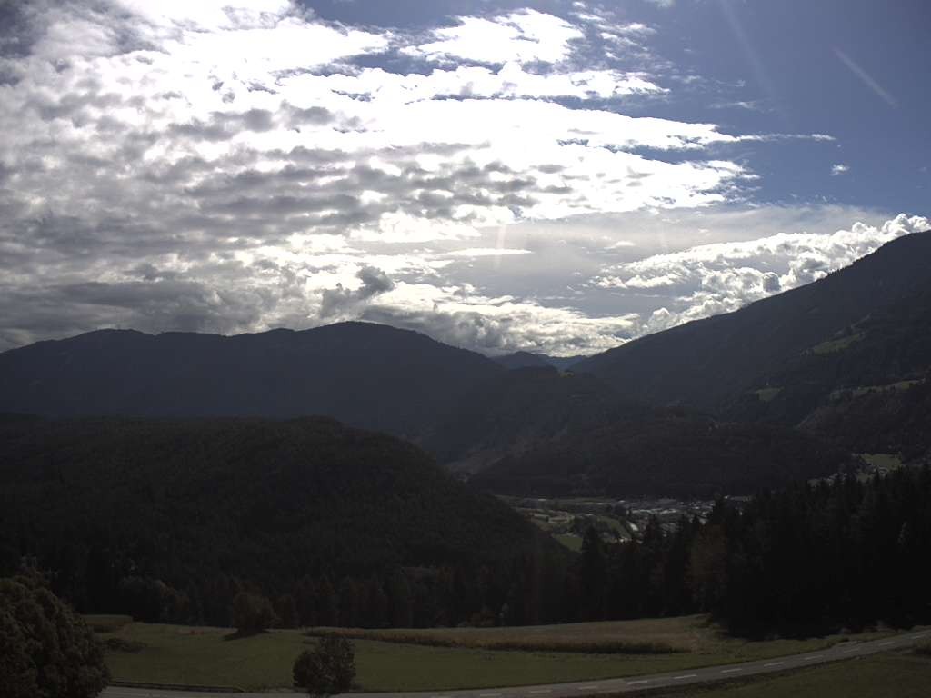 Archived image Webcam Outlook from Hofern towards Chienes, South Tyrol