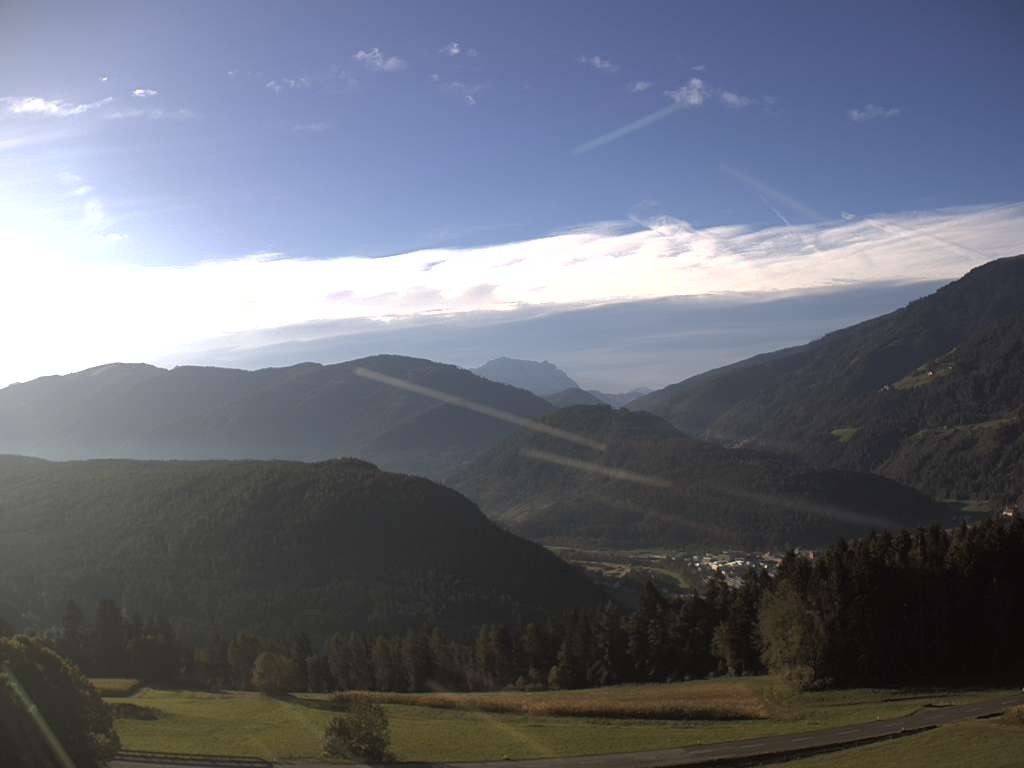 Archived image Webcam Outlook from Hofern towards Chienes, South Tyrol