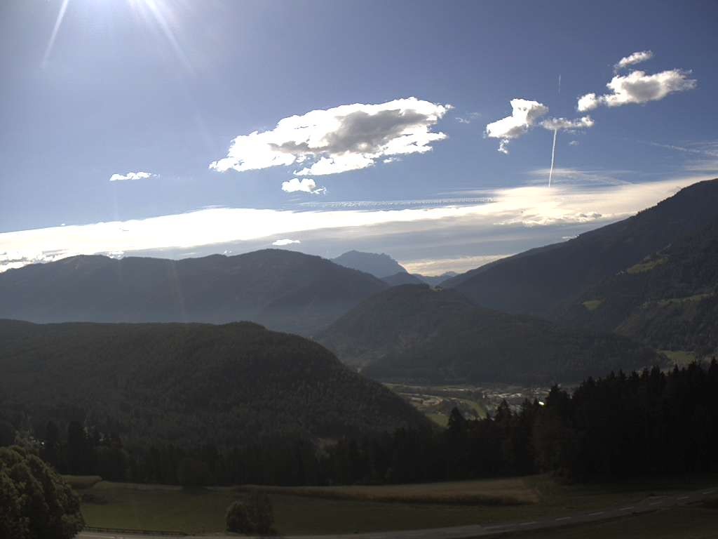 Archived image Webcam Outlook from Hofern towards Chienes, South Tyrol