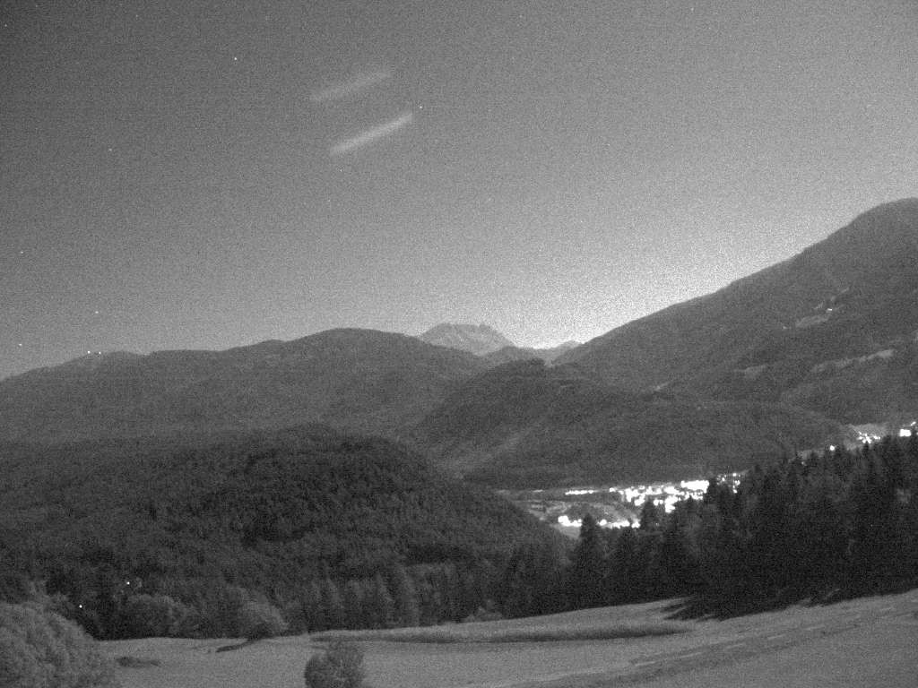 Archived image Webcam Outlook from Hofern towards Chienes, South Tyrol