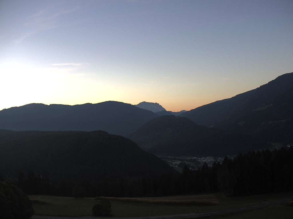 Archived image Webcam Outlook from Hofern towards Chienes, South Tyrol