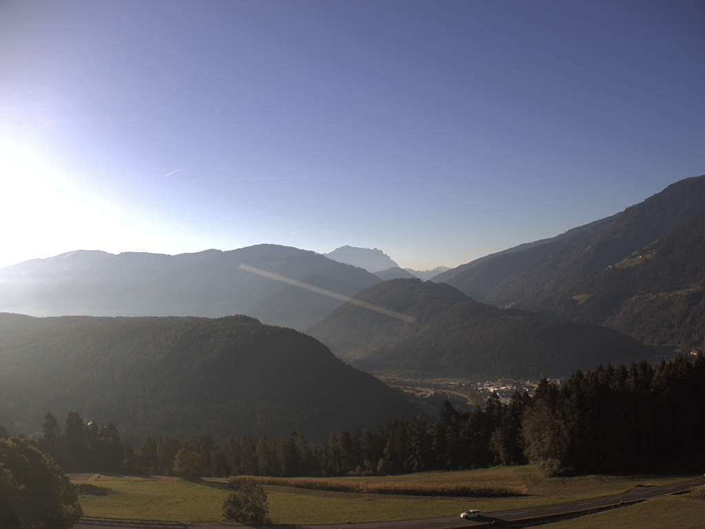 Archived image Webcam Outlook from Hofern towards Chienes, South Tyrol
