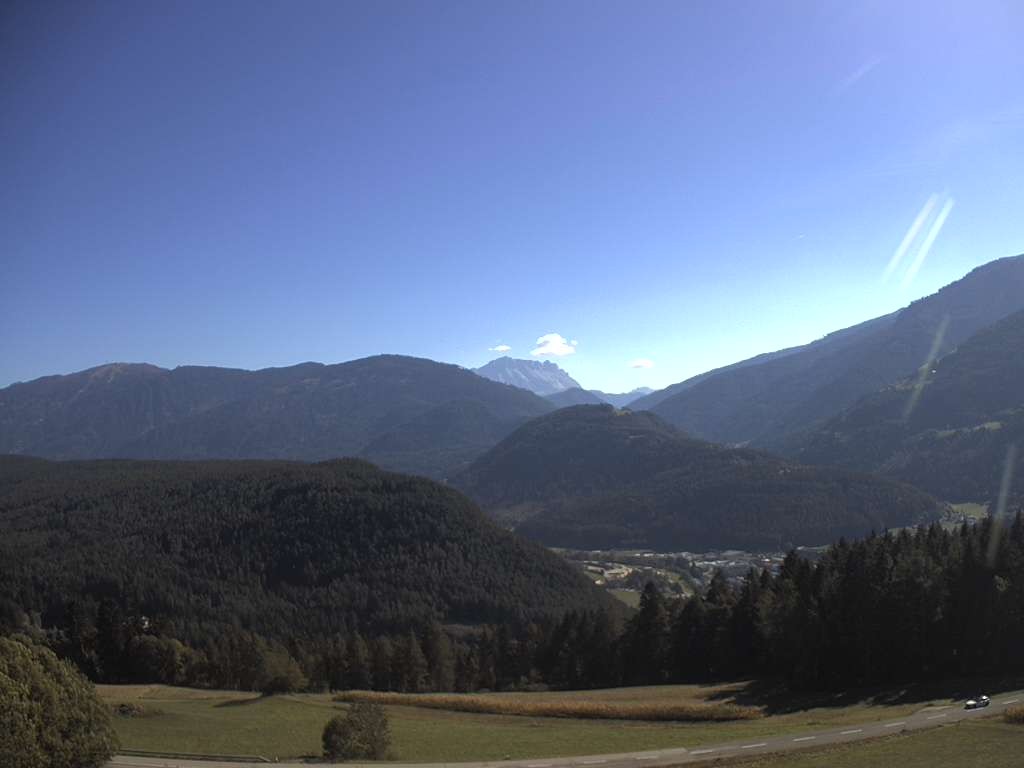 Archived image Webcam Outlook from Hofern towards Chienes, South Tyrol