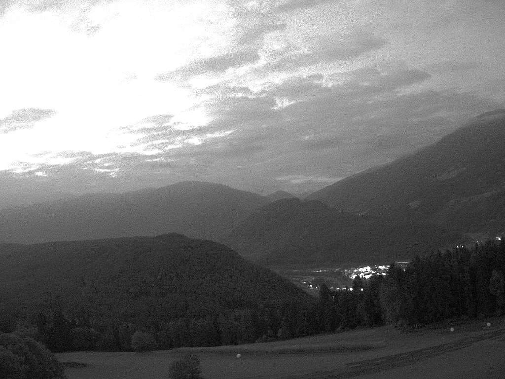 Archiv Foto Webcam Sicht vom Dorf Hofern auf Kiens im Pustertal