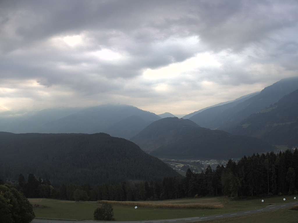Archiv Foto Webcam Sicht vom Dorf Hofern auf Kiens im Pustertal
