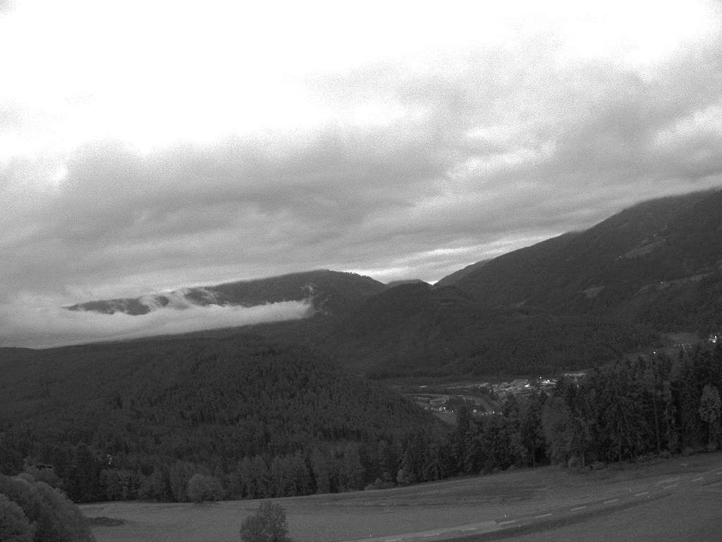 Archived image Webcam Outlook from Hofern towards Chienes, South Tyrol