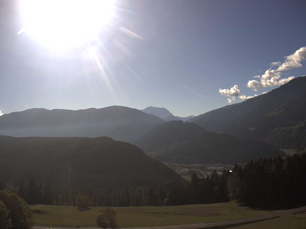 Archiv Foto Webcam Sicht vom Dorf Hofern auf Kiens im Pustertal