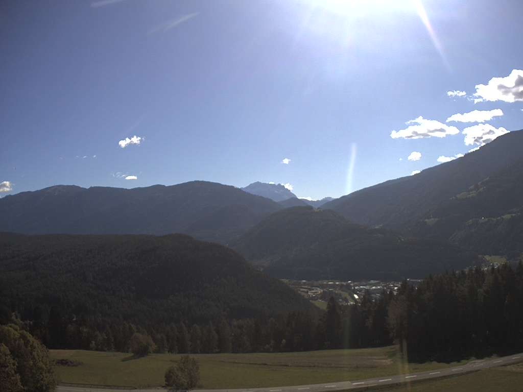 Archiv Foto Webcam Sicht vom Dorf Hofern auf Kiens im Pustertal