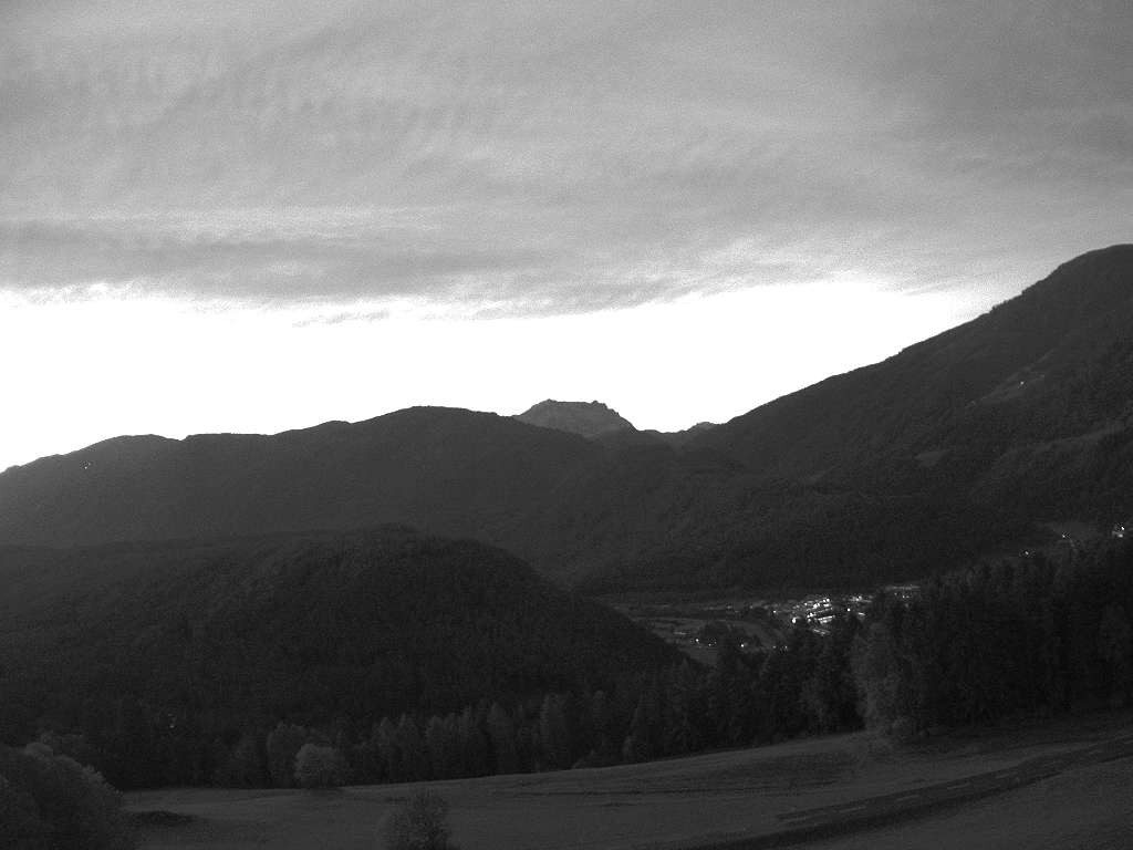 Archived image Webcam Outlook from Hofern towards Chienes, South Tyrol