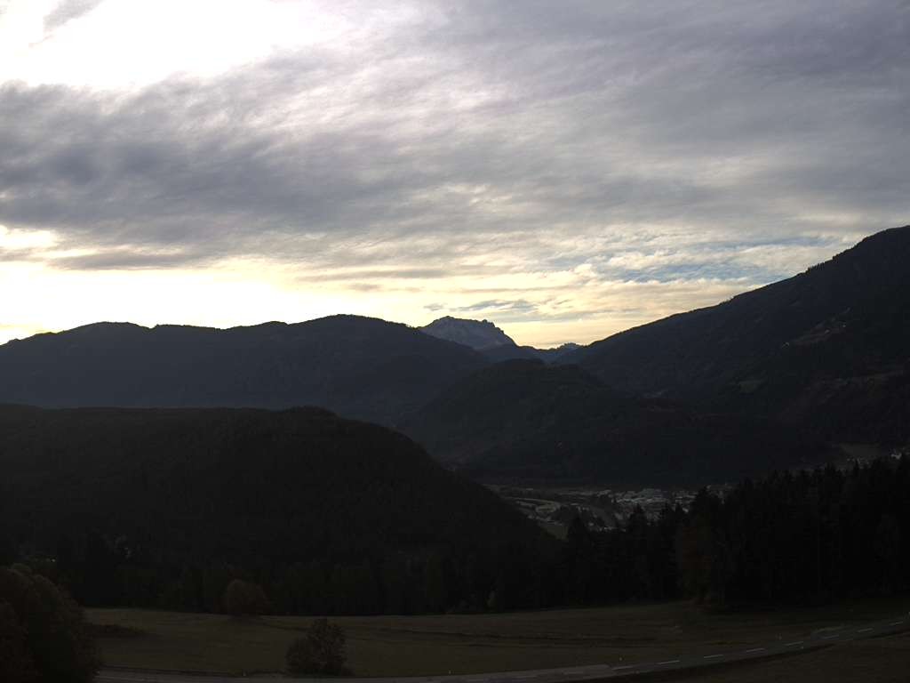 Archived image Webcam Outlook from Hofern towards Chienes, South Tyrol
