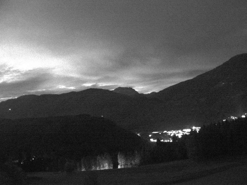 Archived image Webcam Outlook from Hofern towards Chienes, South Tyrol