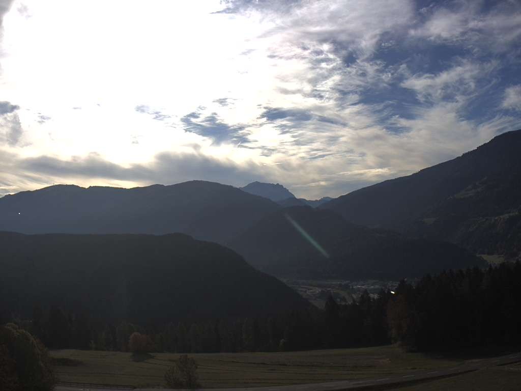 Archived image Webcam Outlook from Hofern towards Chienes, South Tyrol