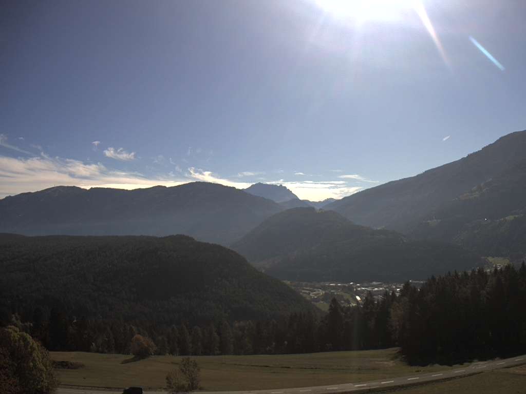 Archived image Webcam Outlook from Hofern towards Chienes, South Tyrol