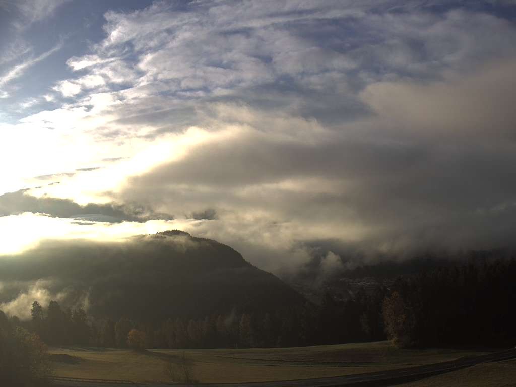 Archiv Foto Webcam Sicht vom Dorf Hofern auf Kiens im Pustertal