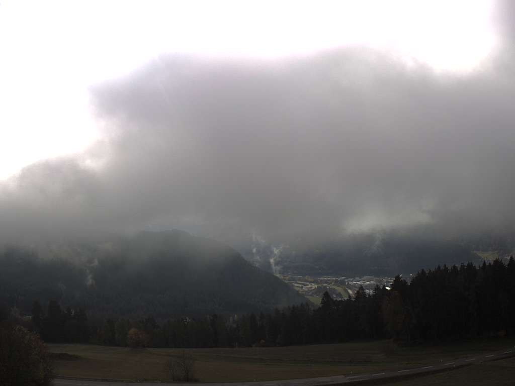 Archiv Foto Webcam Sicht vom Dorf Hofern auf Kiens im Pustertal