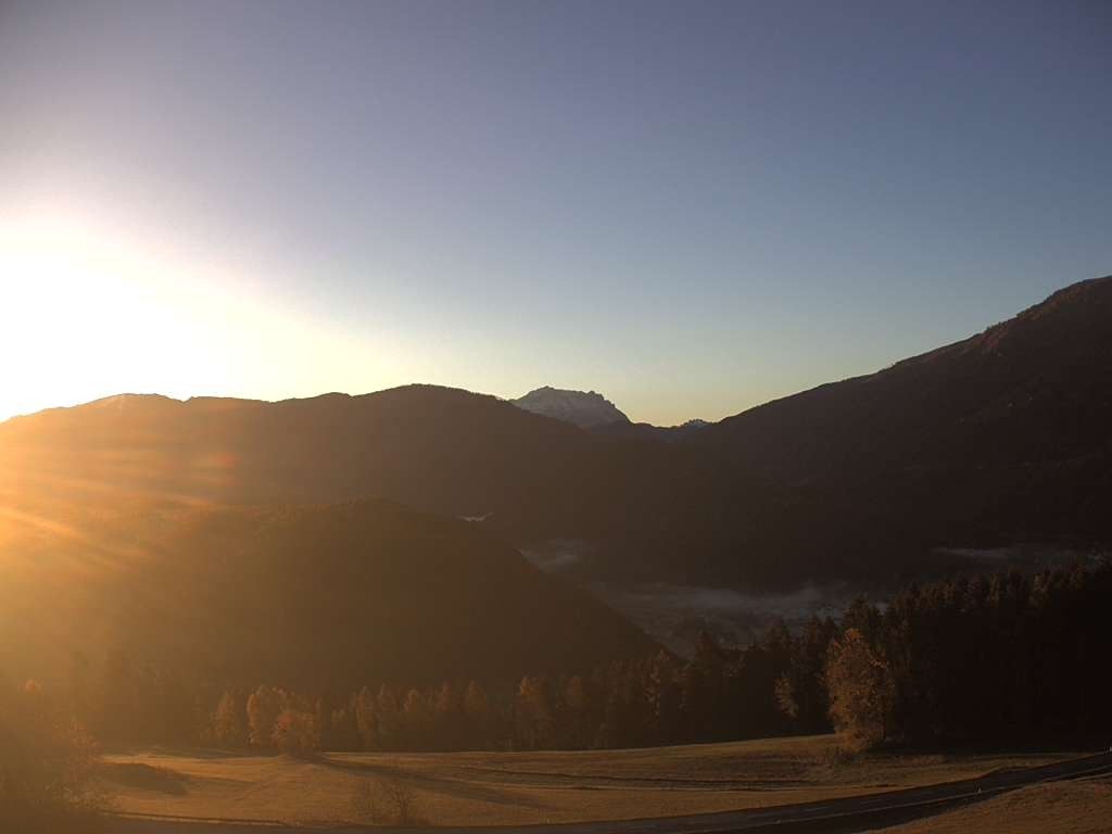 Archiv Foto Webcam Sicht vom Dorf Hofern auf Kiens im Pustertal