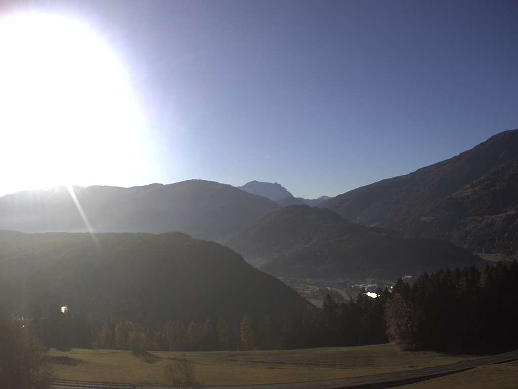 Archiv Foto Webcam Sicht vom Dorf Hofern auf Kiens im Pustertal