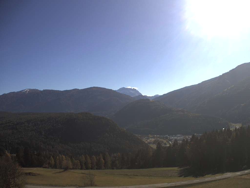 Archiv Foto Webcam Sicht vom Dorf Hofern auf Kiens im Pustertal